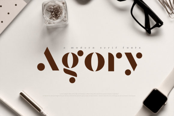 Agory Font: Bold Display Type
