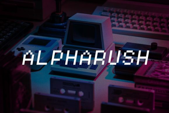Alpharush Font for Nostalgic Campaigns