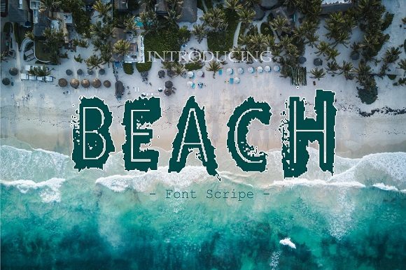 Beach Font for Creative Design