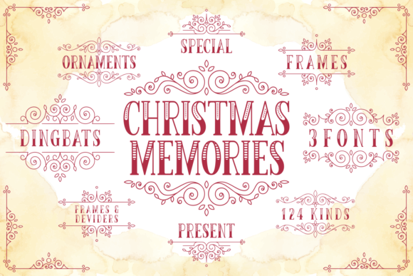 Christmas Memories Font for Branding