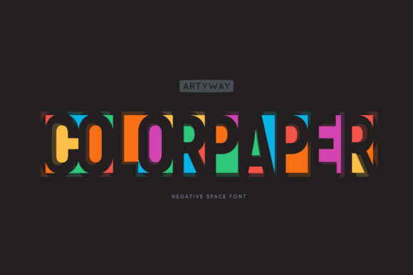 Color Paper Font: A Display Typeface That Elevates Branding