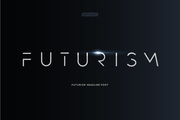 Futurism Font: A Minimalist Display Typeface for Creative Branding