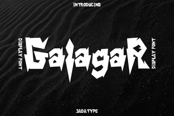Galagar Font: A Bold Display Typeface for Creative Makers