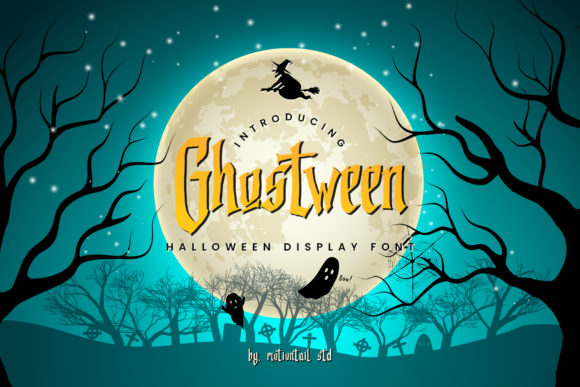 Ghostween Font Review for Spooky Display Designs