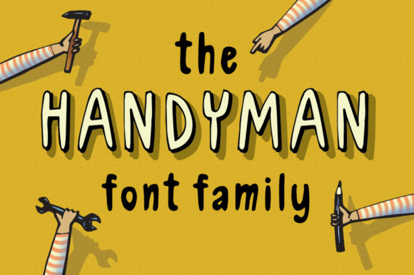 Handyman Font for Creative Branding
