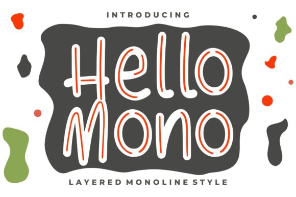 Hello Mono: A Playful Display Font for Editorial Design