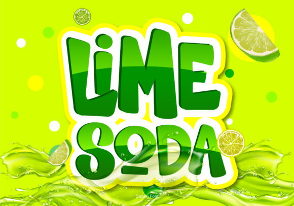 Lime Soda: A Bold Display Font