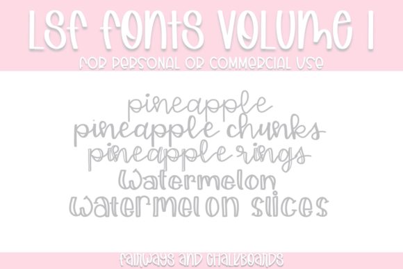 LSF Volume 1: A Display Font for Every Project