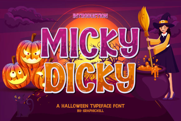 Micky Dicky Font for Creative Projects