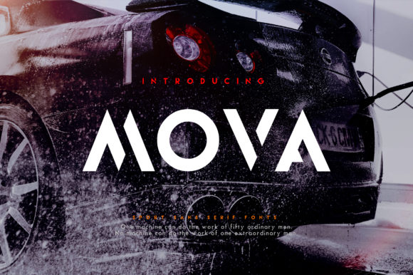 Mova: A Display Font for Creative Expression