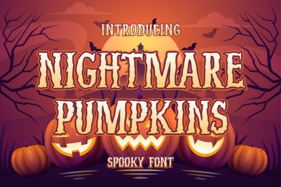 Nightmare Pumpkins Font