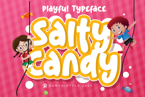 Salty Candy Font for Creative Branding