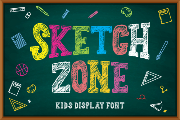 Sketch Zone Font for Creative Projects