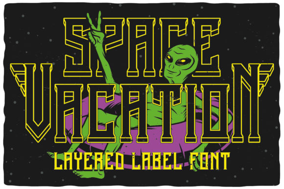 Space Vacation Font for Bold Campaigns