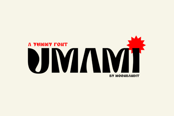 Umami Font for Creative Projects